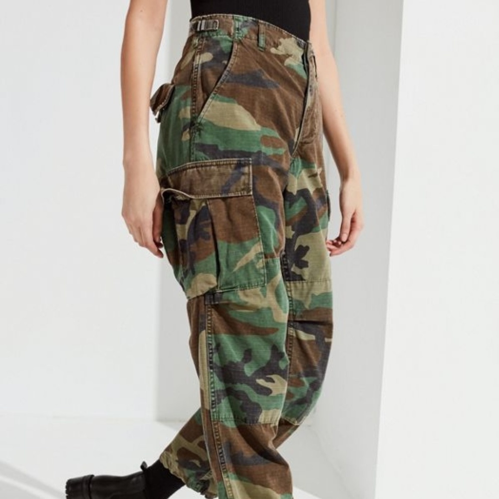 Authentic Military Camouflage Adjustable Pants